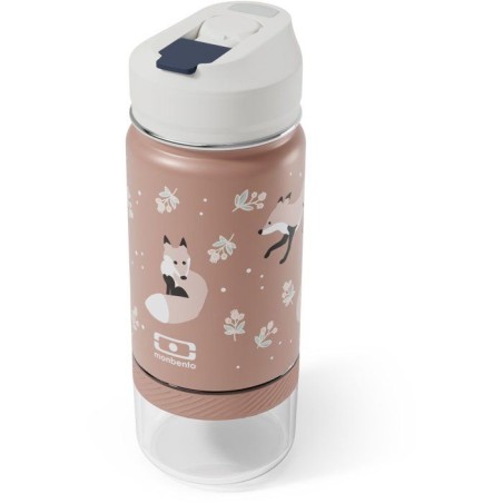 Gourde snack 2 en 1 - MONBENTO - Twisty Fox - isotherme enfant - avec