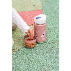 Gourde snack 2 en 1 - MONBENTO - Twisty Fox - isotherme enfant - avec