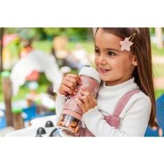 Gourde snack 2 en 1 - MONBENTO - Twisty Fox - isotherme enfant - avec