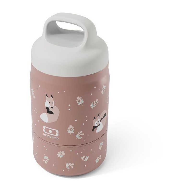 Lunchbox isotherme - MONBENTO - Handy Fox - enfant - 2 compartiments 3