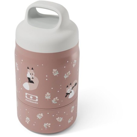 Lunchbox isotherme - MONBENTO - Handy Fox - enfant - 2 compartiments 3