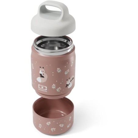 Lunchbox isotherme - MONBENTO - Handy Fox - enfant - 2 compartiments 350 ml + 150 ml