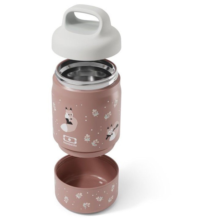 Lunchbox isotherme - MONBENTO - Handy Fox - enfant - 2 compartiments 350 ml + 150 ml Lunchbox isotherme - MONBENTO - Handy Fox - enfant - 2 compartiments 350 ml + 150 ml