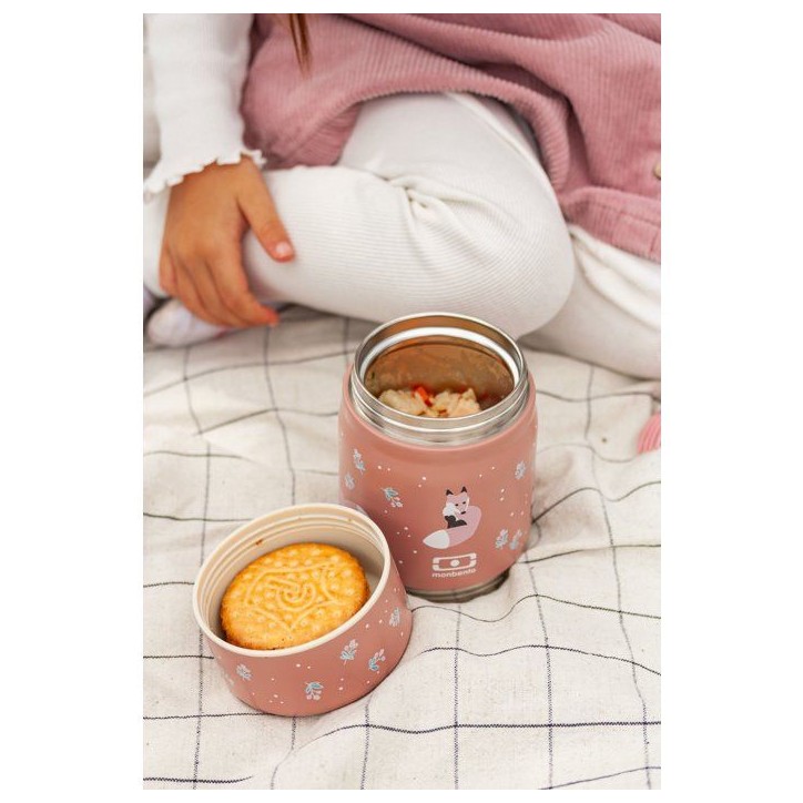 Lunchbox isotherme - MONBENTO - Handy Fox - enfant - 2 compartiments 350 ml + 150 ml Lunchbox isotherme - MONBENTO - Handy Fox - enfant - 2 compartiments 350 ml + 150 ml