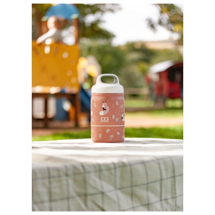 Lunchbox isotherme - MONBENTO - Handy Fox - enfant - 2 compartiments 350 ml + 150 ml Lunchbox isotherme - MONBENTO - Handy Fox - enfant - 2 compartiments 350 ml + 150 ml