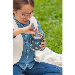 Lunchbox isotherme - MONBENTO - Handy Wolf - enfant - 2 compartiments