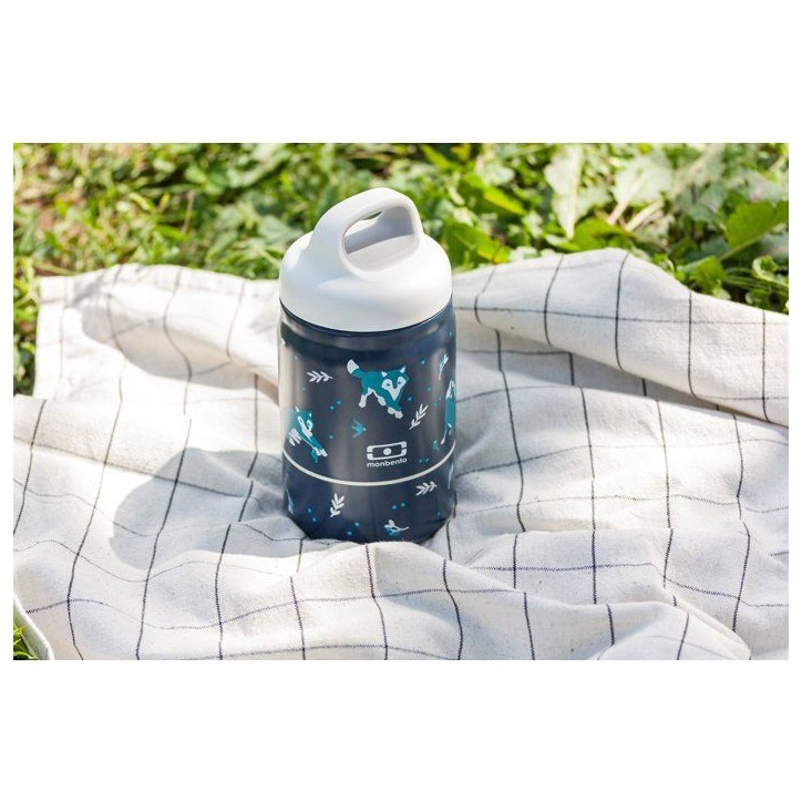 Lunchbox isotherme - MONBENTO - Handy Wolf - enfant - 2 compartiments 350 ml + 150 ml Lunchbox isotherme - MONBENTO - Handy Wolf - enfant - 2 compartiments 350 ml + 150 ml
