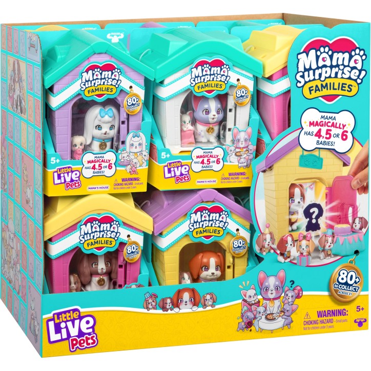 Mama surprise families - LITTLE LIVE PETS - S4 - Maman + Bébé - Modele aléatoire - Des 5 ans Mama surprise families - LITTLE LIVE PETS - S4 - Maman + Bébé - Modele aléatoire - Des 5 ans