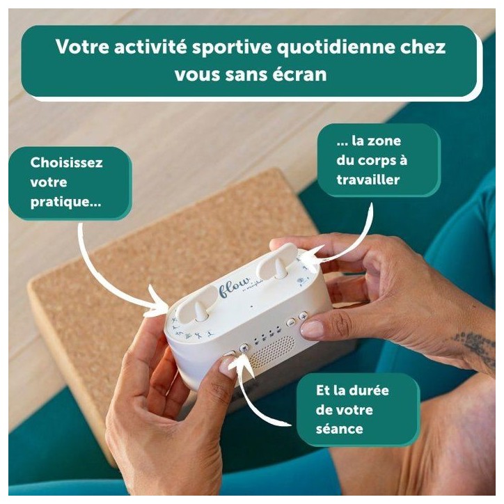 Box Flow - MORPHEE - Coaching audio - 256 séances de yoga, pilates, stretching - 10 a 40 min - Sans écran Box Flow - MORPHEE - Coaching audio - 256 séances de yoga, pilates, stretching - 10 a 40 min - Sans écran