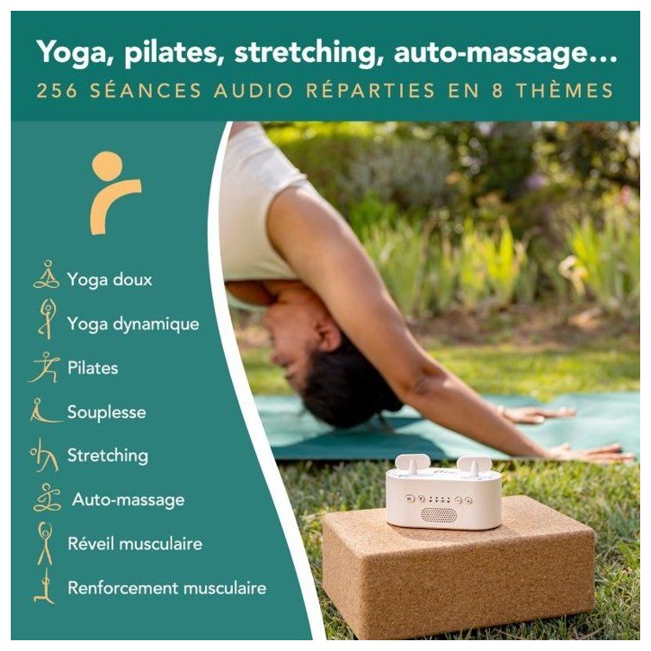 Box Flow - MORPHEE - Coaching audio - 256 séances de yoga, pilates, stretching - 10 a 40 min - Sans écran Box Flow - MORPHEE - Coaching audio - 256 séances de yoga, pilates, stretching - 10 a 40 min - Sans écran