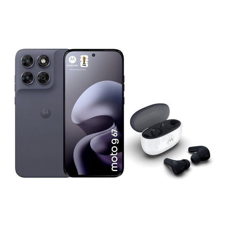 MOTOROLA Pack G67 5G 256Go Gris + Buds