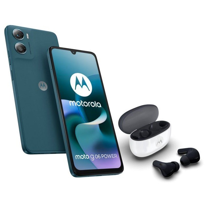 MOTOROLA Pack Moto G06 power 256 Go Bleu + buds