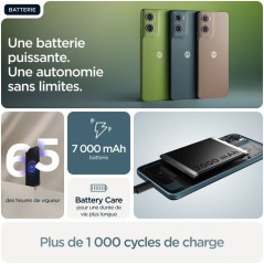 MOTOROLA Pack Moto G06 power 256 Go Bleu + buds