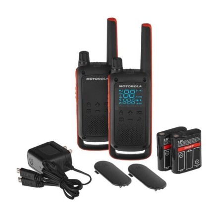 Talkie Walkie - Motorola - TLKR T82 - 10 km de portée - Coque renforc