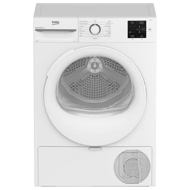 Seche-linge pompe a chaleur BEKO b300 Eco sense SLFT1812 - 8 kg - L60cm - Blanc Seche-linge pompe a chaleur BEKO b300 Eco sense SLFT1812 - 8 kg - L60cm - Blanc