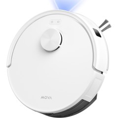 Aspirateur robot laveur - MOVA E20S PRO - 13000 Pa - 330 ml - Blanc