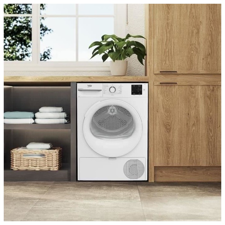 Seche-linge pompe a chaleur BEKO b300 Eco sense SLFT1812 - 8 kg - L60cm - Blanc Seche-linge pompe a chaleur BEKO b300 Eco sense SLFT1812 - 8 kg - L60cm - Blanc