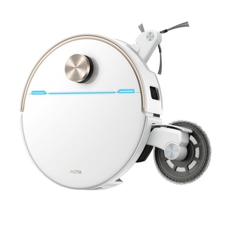 Robot aspirateur laveur - MOVA V70 ULTRA COMPLETE - 40 000 Pa - 140 min - 300 ml - Blanc Robot aspirateur laveur - MOVA V70 ULTRA COMPLETE - 40 000 Pa - 140 min - 300 ml - Blanc