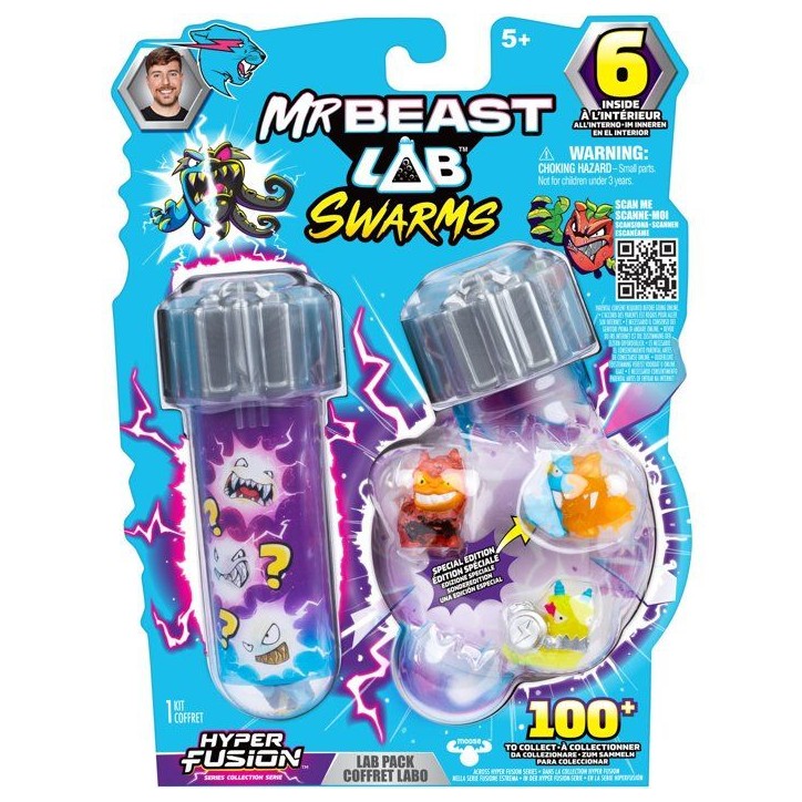 Figurine - SWARMS FUSION - MRBEAST LAB - 6 mini figurines de 2,5 cm - Des 5 ans Figurine - SWARMS FUSION - MRBEAST LAB - 6 mini figurines de 2,5 cm - Des 5 ans