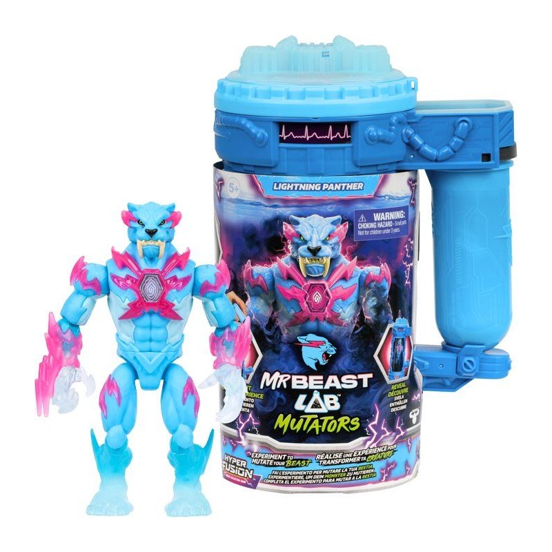 Figurine Mutator - MRBEAST LAB - Lighting Strike - 13 cm - Des 5 ans