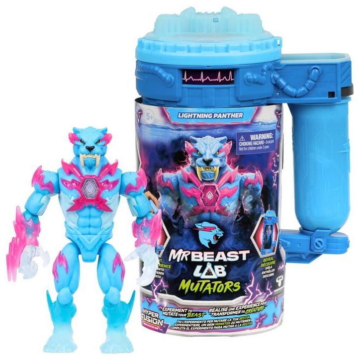 Figurine Mutator - MRBEAST LAB - Lighting Strike - 13 cm - Des 5 ans Figurine Mutator - MRBEAST LAB - Lighting Strike - 13 cm - Des 5 ans