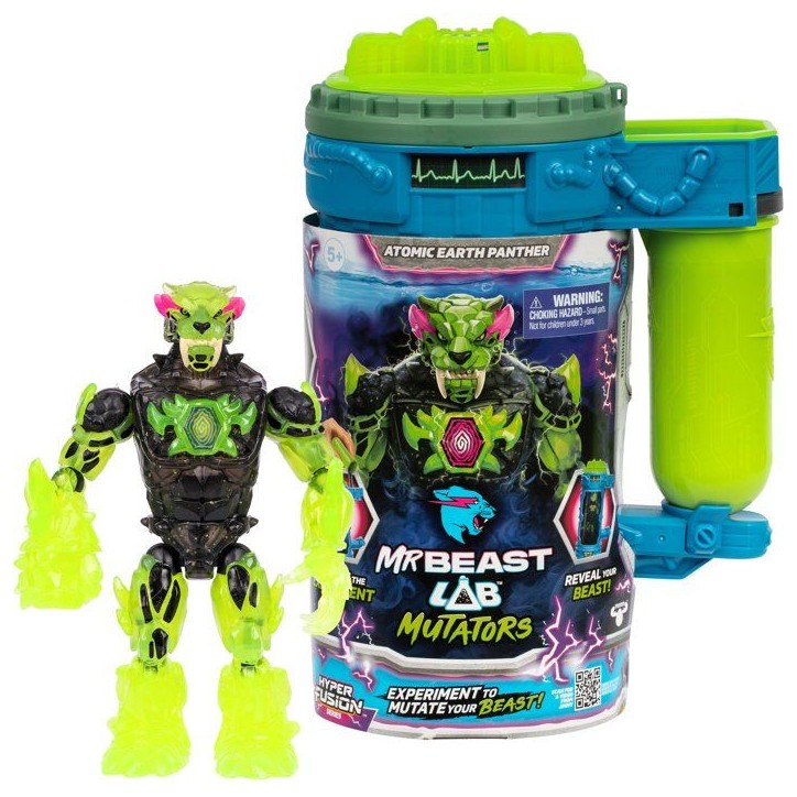 Figurine Mutator Atomic Earth Panthere - MRBEAST LAB - ROCK - 13 cm - Des 5 ans Figurine Mutator Atomic Earth Panthere - MRBEAST LAB - ROCK - 13 cm - Des 5 ans