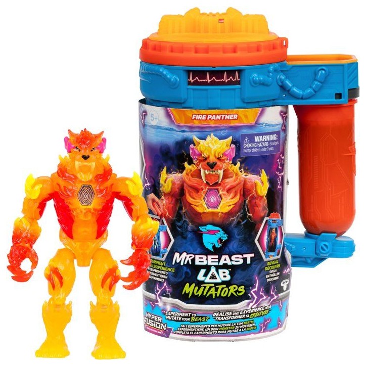 Figurine Mutator Atomic Earth Panthere - MRBEAST LAB - FLAME - 13 cm - Des 5 ans Figurine Mutator Atomic Earth Panthere - MRBEAST LAB - FLAME - 13 cm - Des 5 ans
