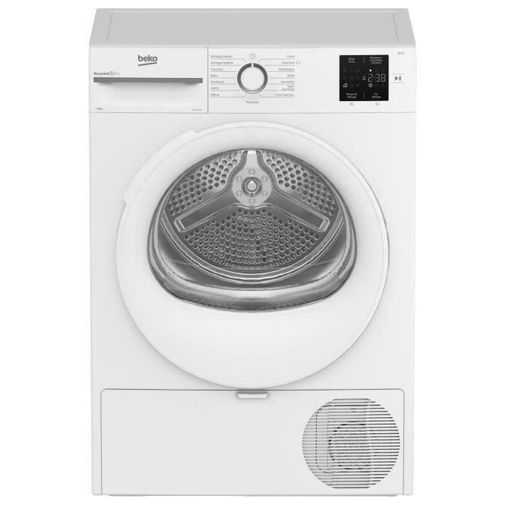 Seche-linge pompe a chaleur BEKO b300 Eco sense D0H11030 - 10 kg - L60cm - Blanc Seche-linge pompe a chaleur BEKO b300 Eco sense D0H11030 - 10 kg - L60cm - Blanc