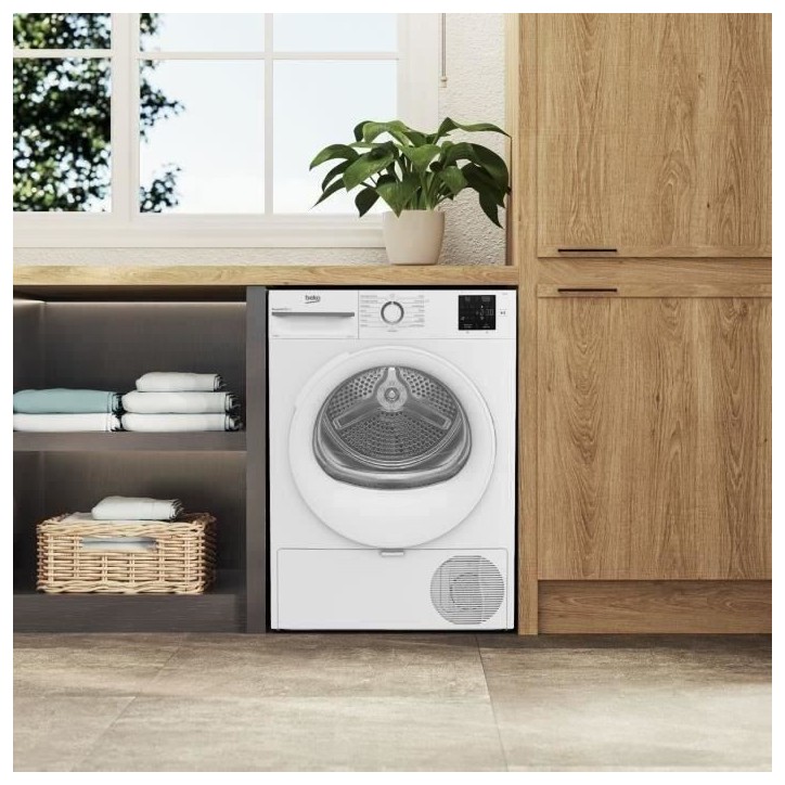 Seche-linge pompe a chaleur BEKO b300 Eco sense D0H11030 - 10 kg - L60cm - Blanc Seche-linge pompe a chaleur BEKO b300 Eco sense D0H11030 - 10 kg - L60cm - Blanc