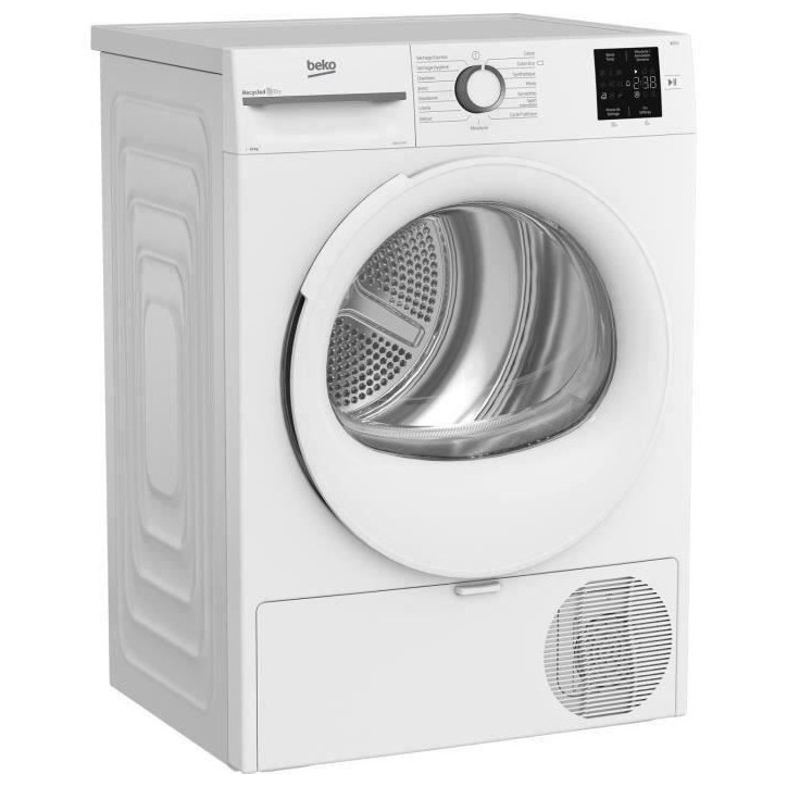 Seche-linge pompe a chaleur BEKO b300 Eco sense D0H11030 - 10 kg - L60cm - Blanc Seche-linge pompe a chaleur BEKO b300 Eco sense D0H11030 - 10 kg - L60cm - Blanc