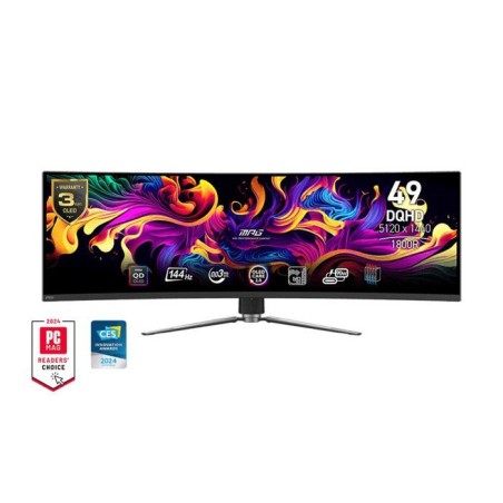 Ecran PC Gamer incurvé - MSI - 49 - DQHD - 144Hz - Dalle QD-OLED - 0,