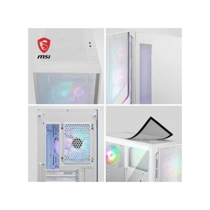 Boîtier PC - MSI - 306-7G23W21-HH9 - MAG FORGE 320R AIRFLOW - White
