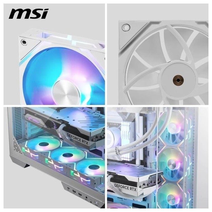 Refroidissement PC - MSI - 306-7G24F04-809 - MPG EZ120 ARGB WHITE-3W Refroidissement PC - MSI - 306-7G24F04-809 - MPG EZ120 ARGB WHITE-3W