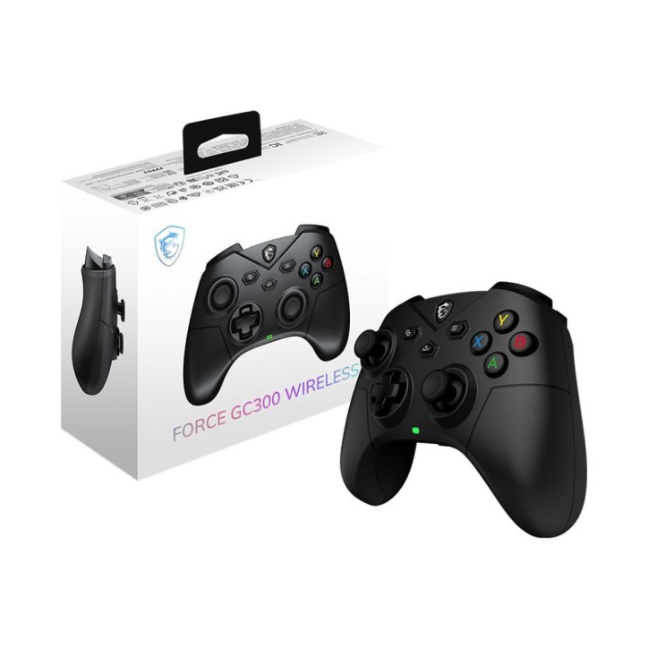 Manette de jeu - PC - FORCE GC300 - Sans fil - Noir - MSI Manette de jeu - PC - FORCE GC300 - Sans fil - Noir - MSI
