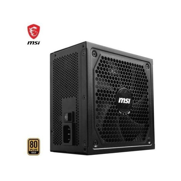Bloc d'alimentation PC - MSI - MAG A1000GL - PCIe CEM 5.1 - 1000 W - Ventilateurs 135 mm - Noir Bloc d'alimentation PC - MSI - MAG A1000GL - PCIe CEM 5.1 - 1000 W - Ventilateurs 135 mm - Noir