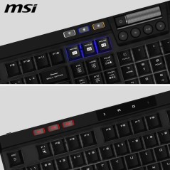 Clavier gamer sans fil - Switches Kailh Midnight Pro Silent - MSI STRI