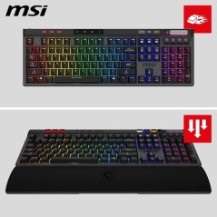 Clavier gamer sans fil - Switches Kailh Midnight Pro Silent - MSI STRI