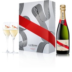 Coffret Champagne Craft Mumm Cordon Rouge + 2 flûtes