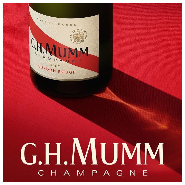 Coffret Champagne Craft Mumm Cordon Rouge + 2 flûtes