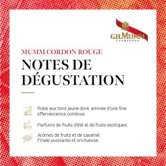 Coffret Champagne Craft Mumm Cordon Rouge + 2 flûtes