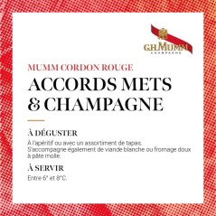 Coffret Champagne Craft Mumm Cordon Rouge + 2 flûtes