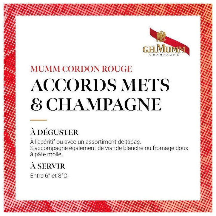 Coffret Champagne Craft Mumm Cordon Rouge + 2 flûtes