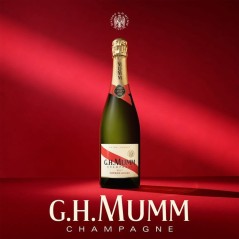 Coffret Champagne Craft Mumm Cordon Rouge + 2 flûtes