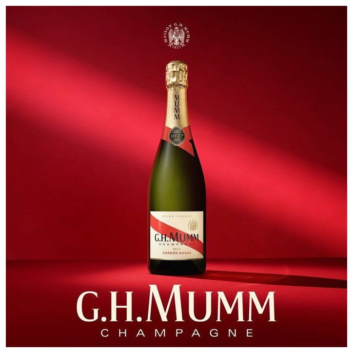 Coffret Champagne Craft Mumm Cordon Rouge + 2 flûtes