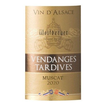Wolfberger Vendanges Tardives 2020 Alsace Muscat - Vin blanc d'Alsace