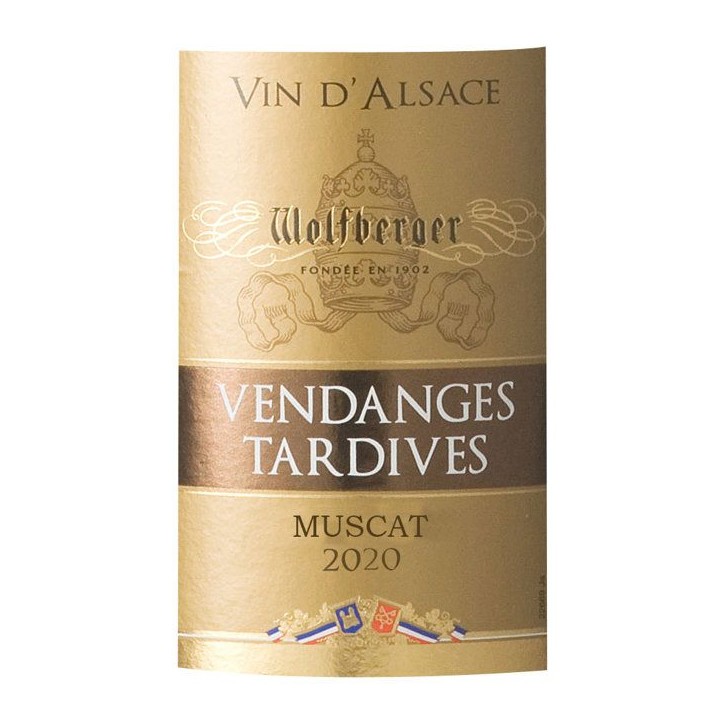 Wolfberger Vendanges Tardives 2020 Alsace Muscat - Vin blanc d'Alsace