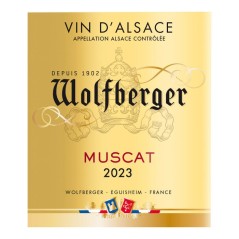 Wolfberger 2023 Alsace Muscat - Vin blanc d'Alsace