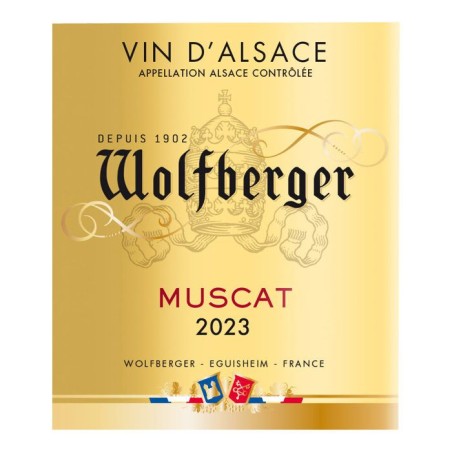 Wolfberger 2023 Alsace Muscat - Vin blanc d'Alsace