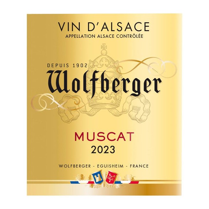 Wolfberger 2023 Alsace Muscat - Vin blanc d'Alsace