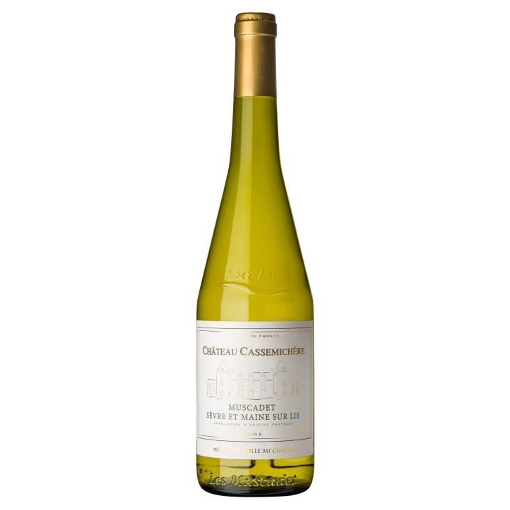 Château Cassemichere Loup Galant 2025 Muscadet Sevre et Maine sur lie - Vin blanc de la Loire